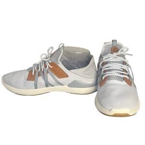 OLUKAI Mio Li in Mist Grey/Poi Mesh‎ Lace Up Sneakers Men's Size 8